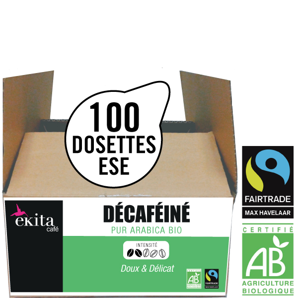 Dosettes ESE Dibarcafé décaféiné (25 pièces)