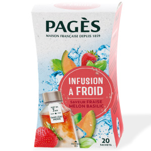Infusion à froid Fraise, Melon, Basilic Pagès